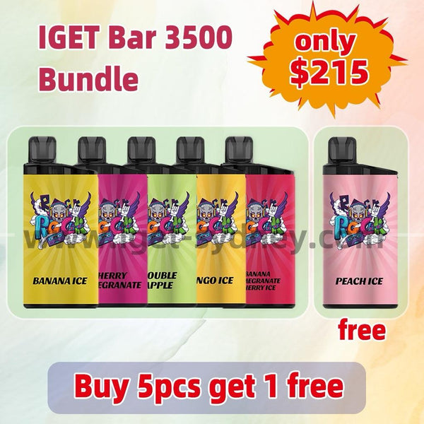 Any 5 x Iget bar 3500 get 1 free only $215